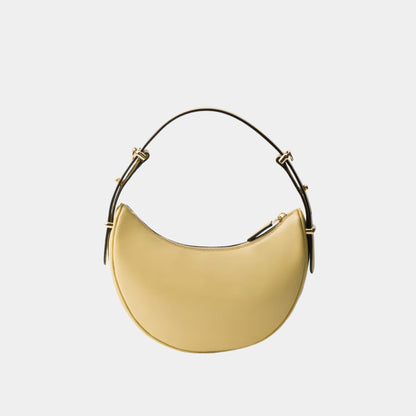 Small Arque Leather Shoulder Bag