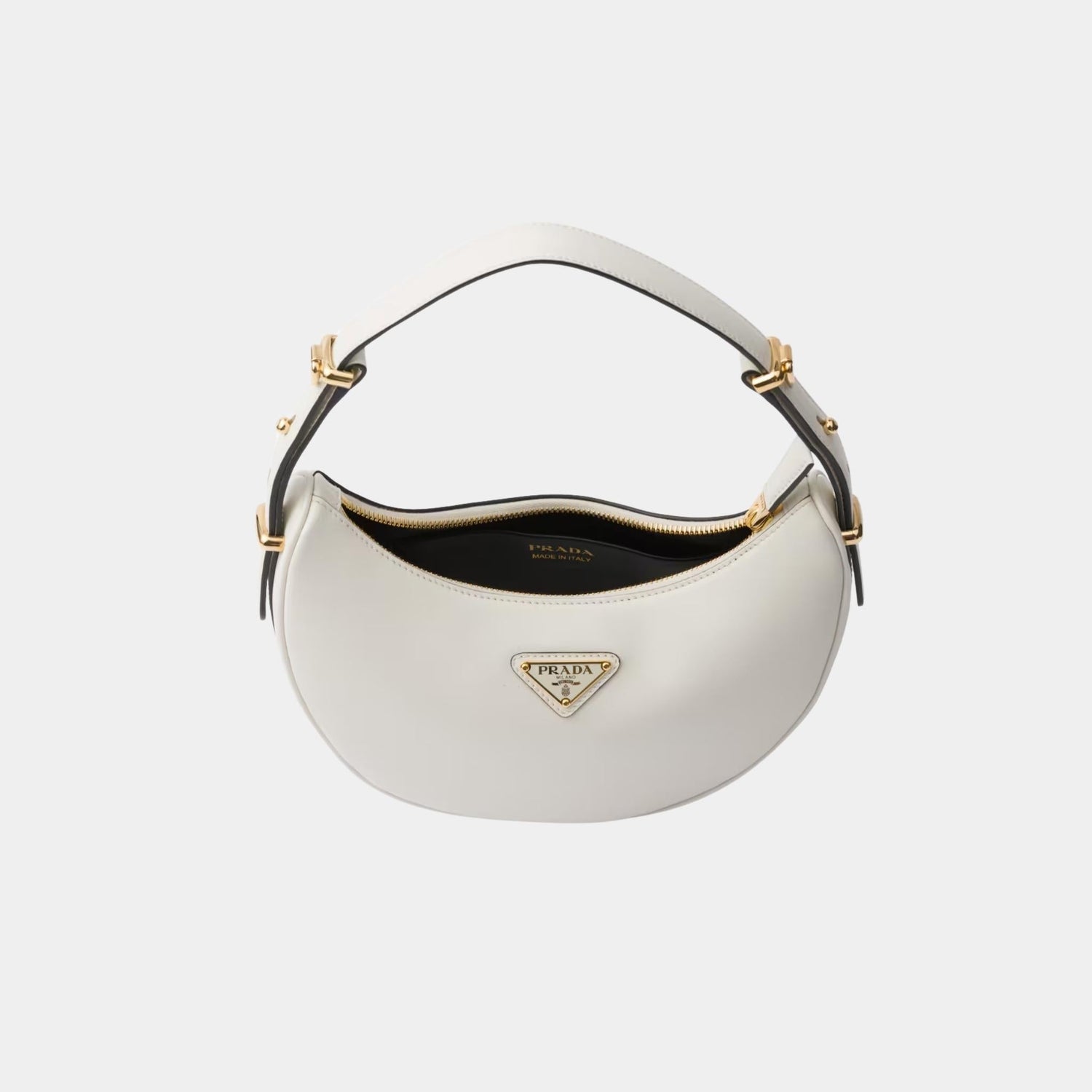 Small Arque Leather Shoulder Bag