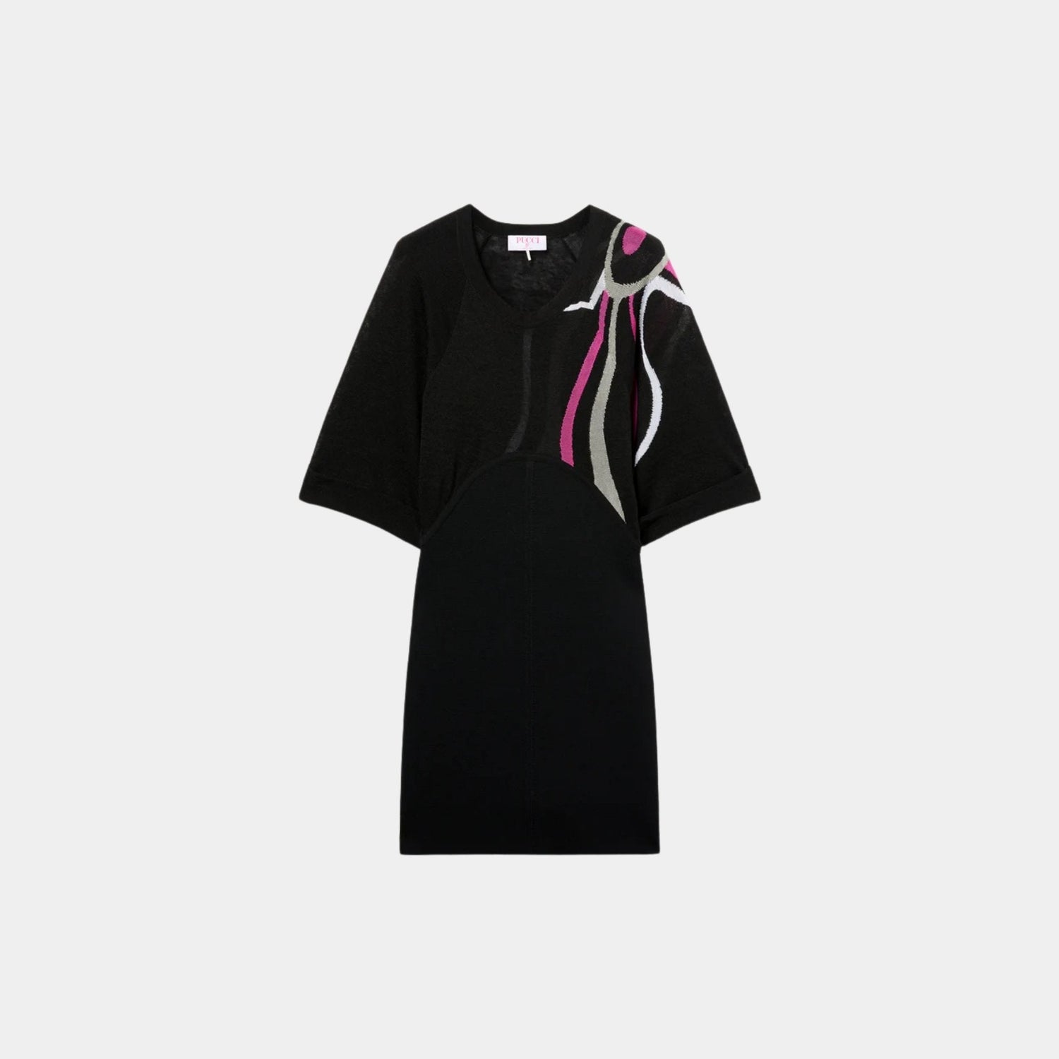 Bodycon Dress With Marmo Detail