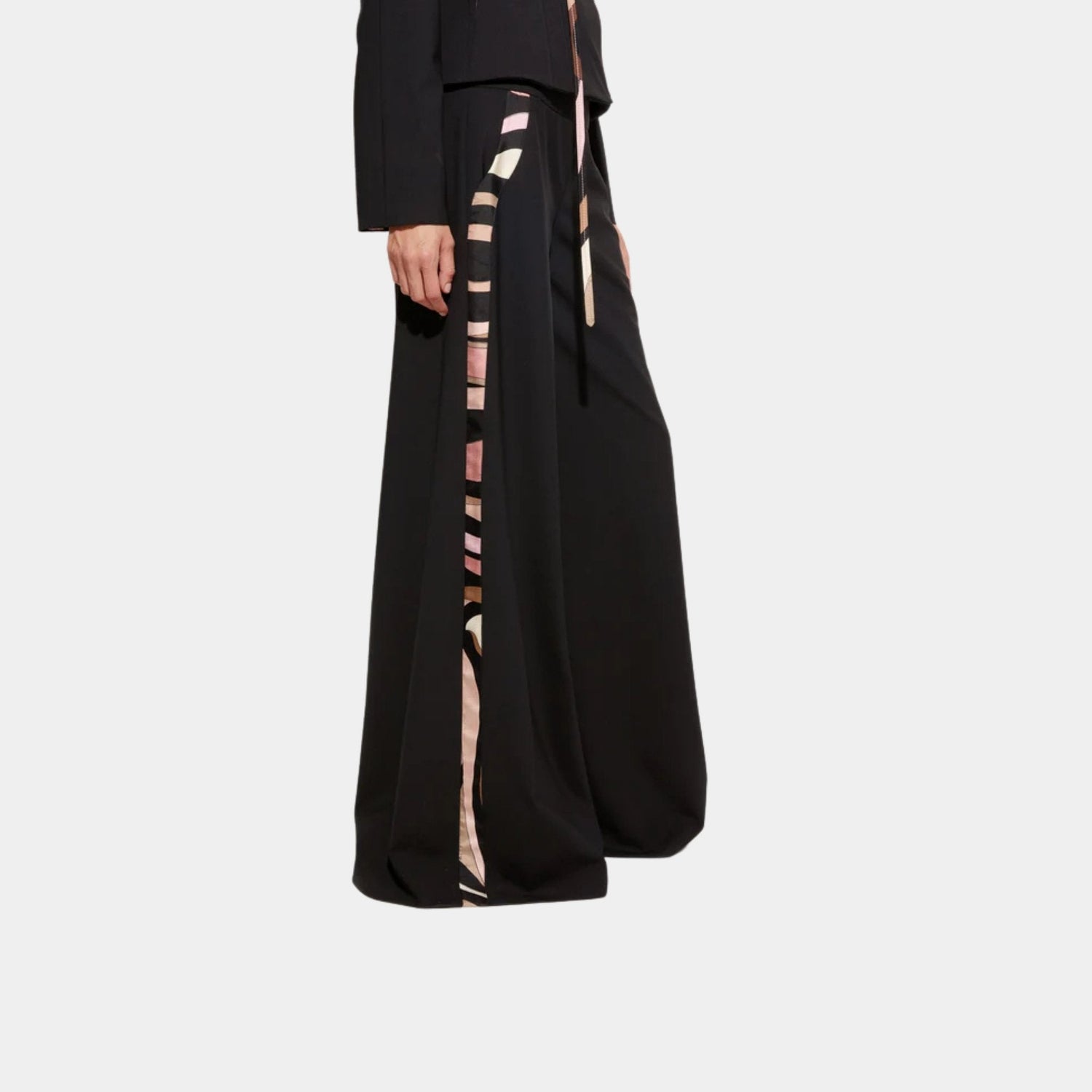 Palazzo Pants With Printed Details