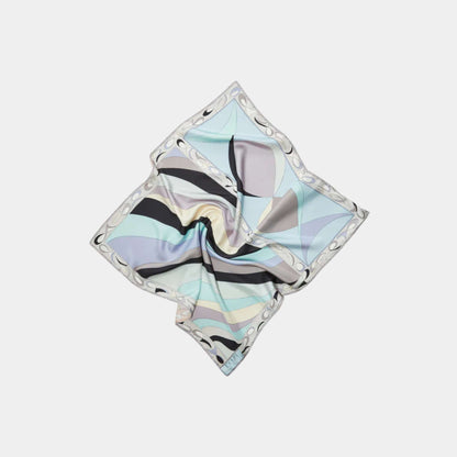 Pesci Print Silk-Twill Carre