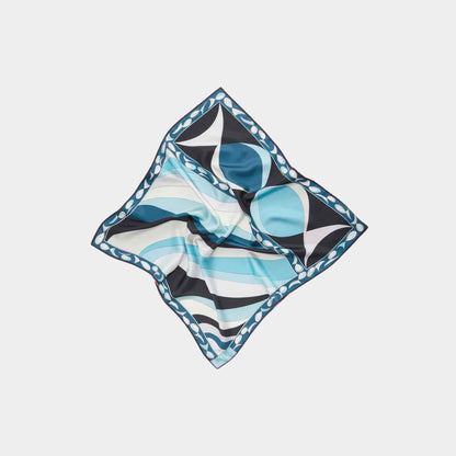 Pesci Print Silk-Twill Carre