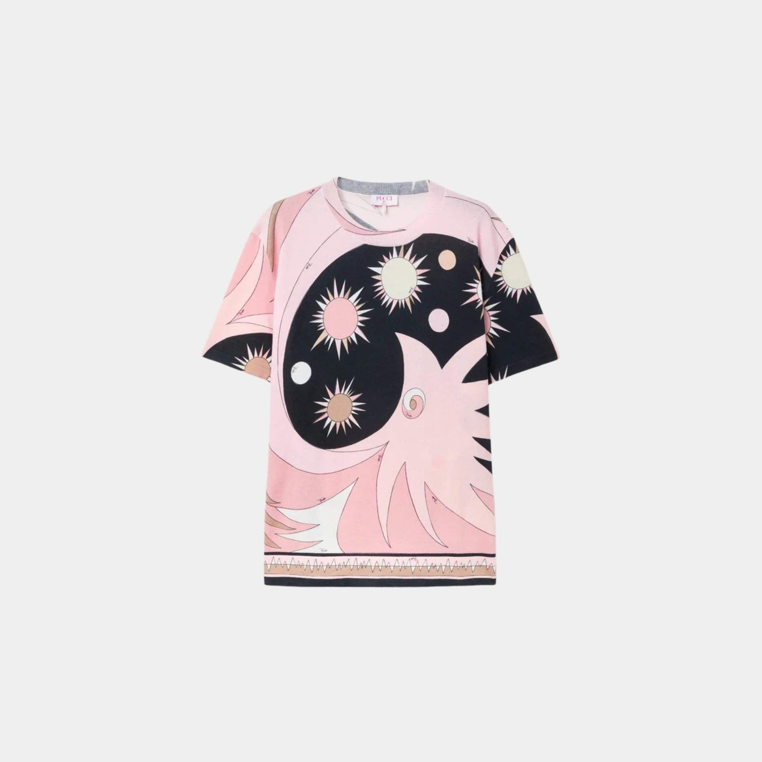 Stella Print Wool Oversized T-Shirt