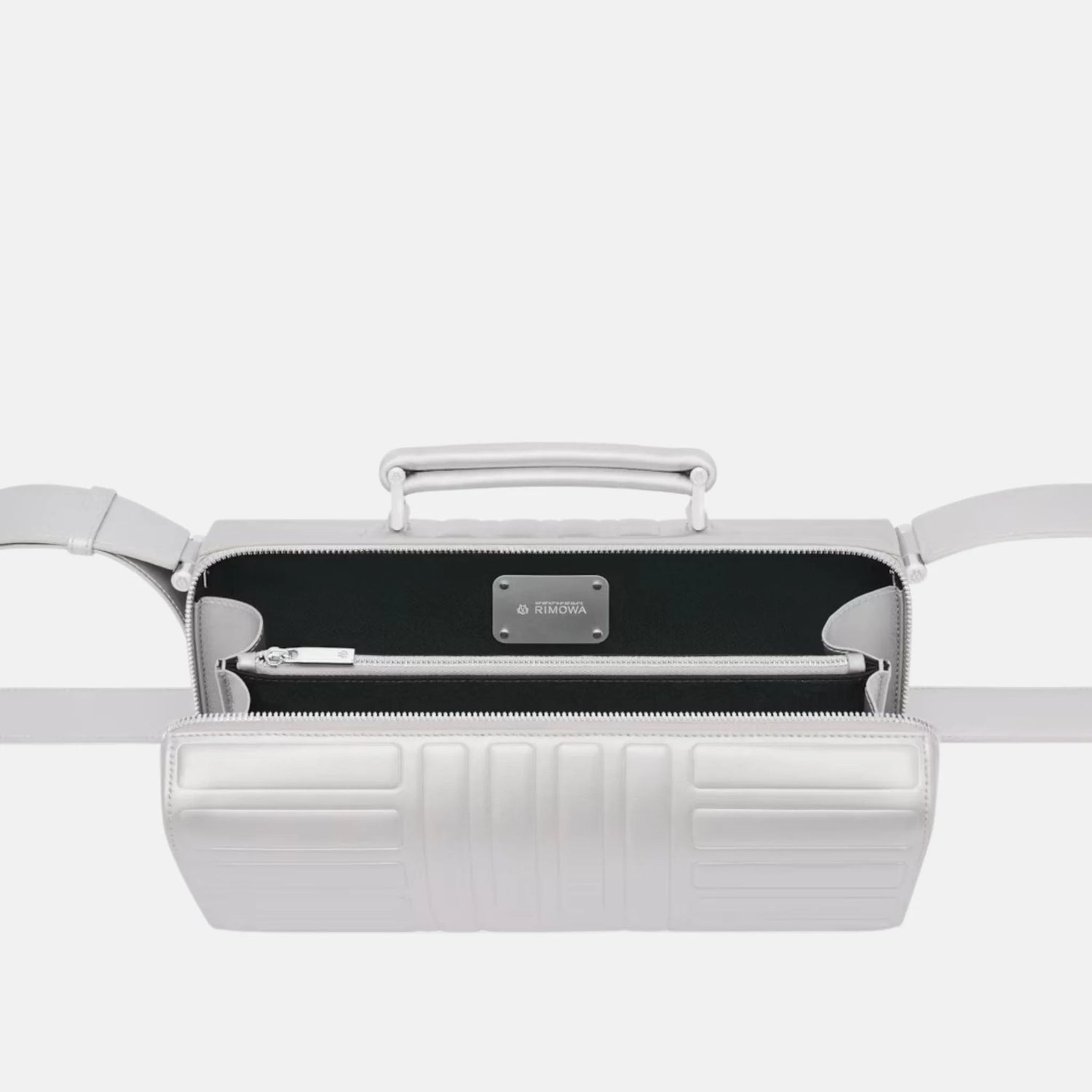 Groove Leather Cross Body Bag Large
