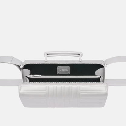 Groove Leather Cross Body Bag Large