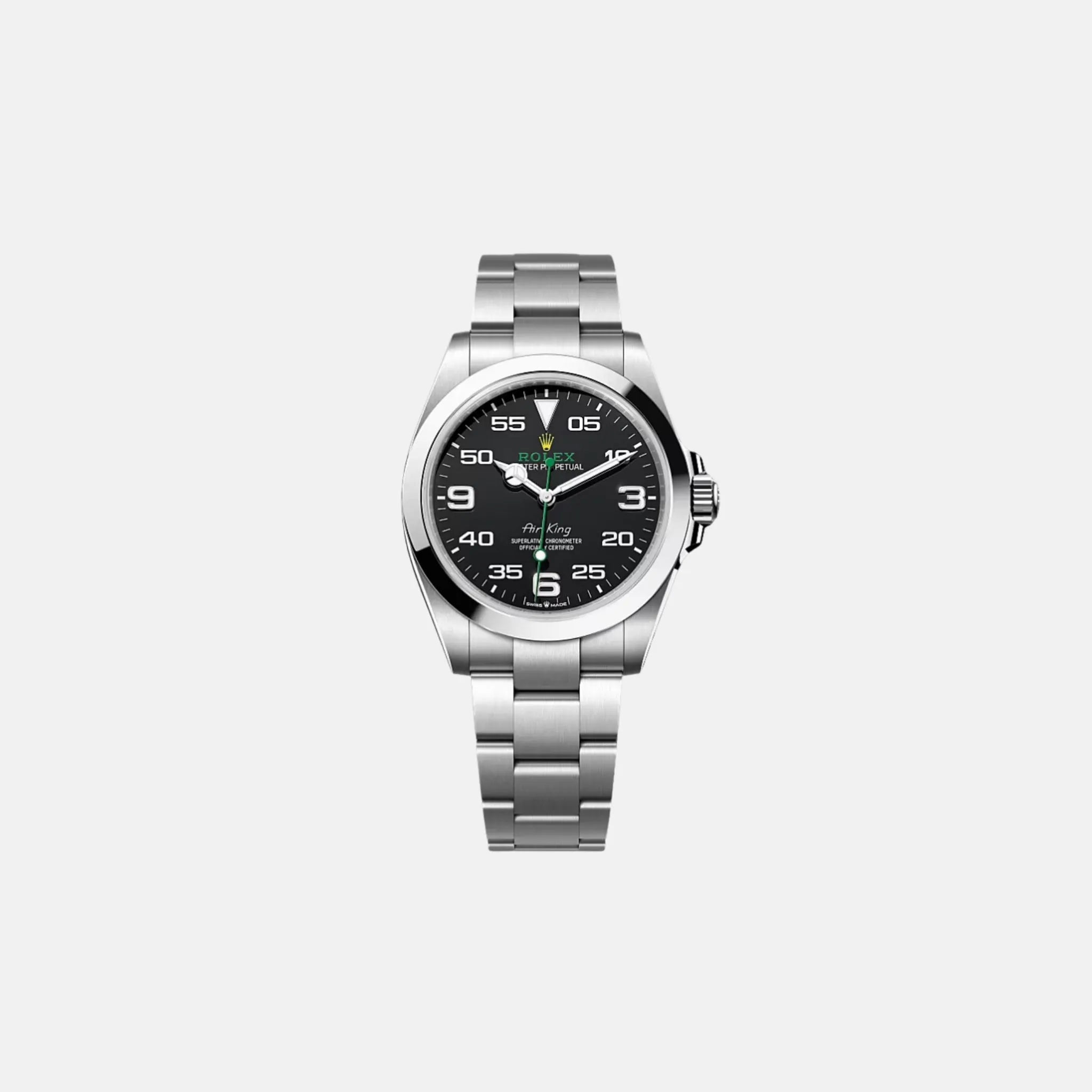 Air-King 116900 BK Black Dial Oyster Bracelet 40mm