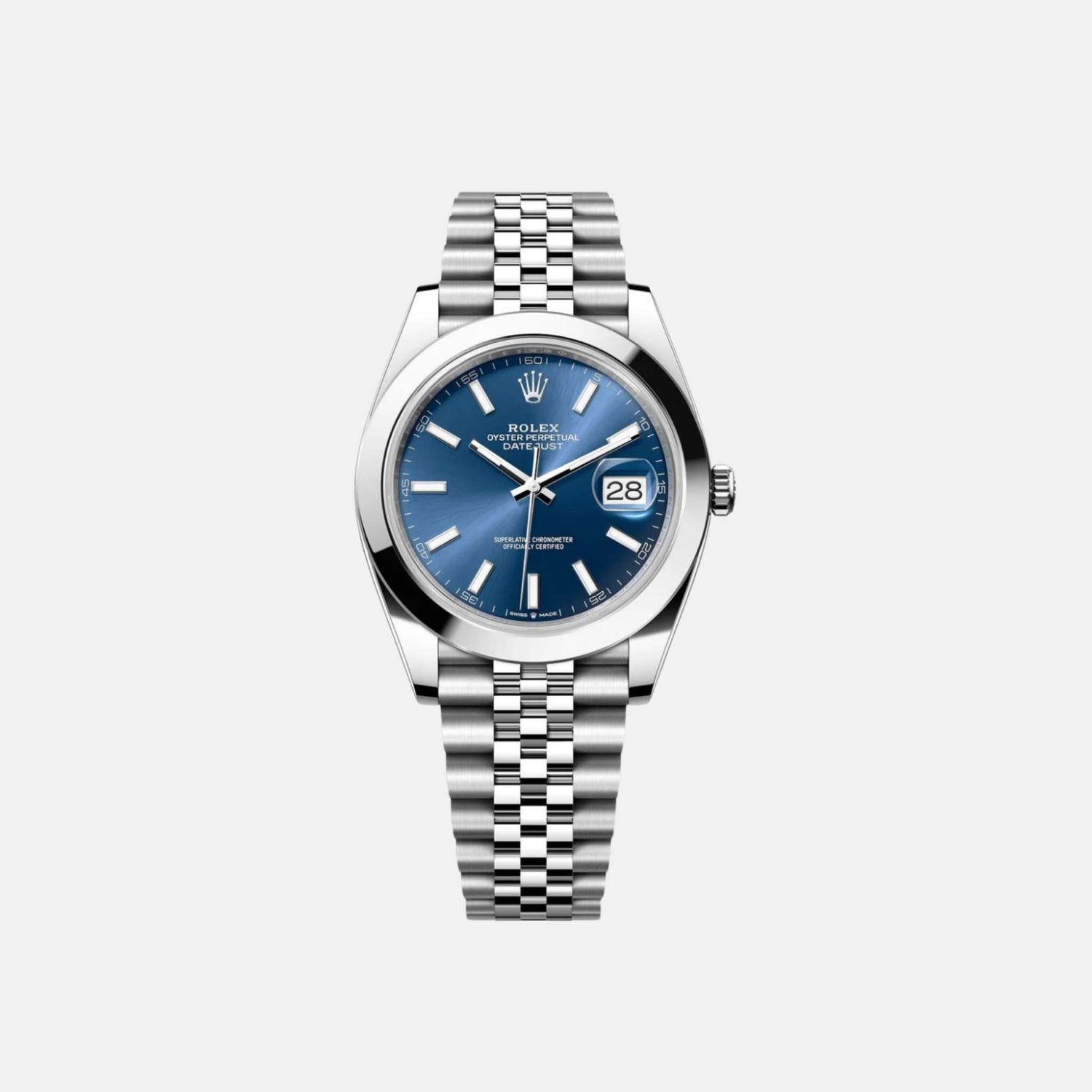 Datejust 126300 BLIJ Blue Index Dial 41mm Jubilee Oystersteel