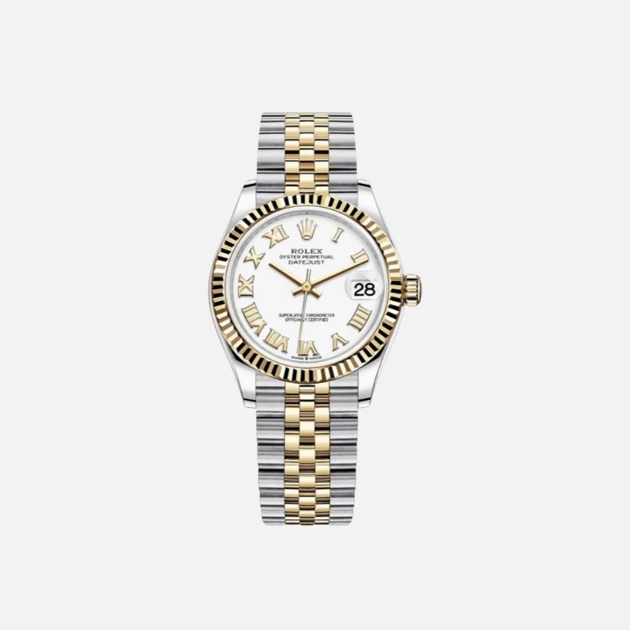 Datejust 31 278273-0002 Champagne Dial Oystersteel Yellow Gold
