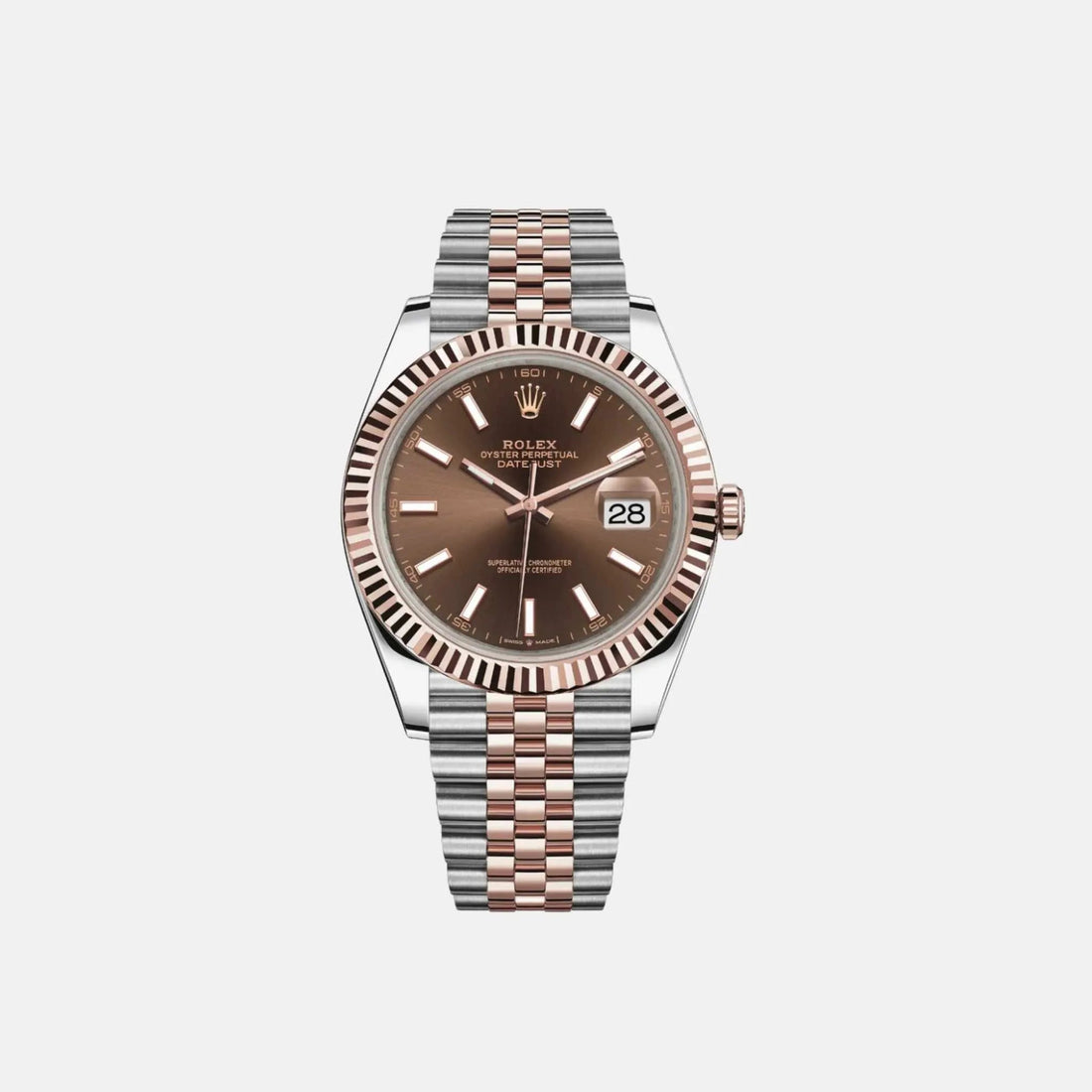 Datejust 41 126331-0002 Sundust Dial Everose Jubilee Bracelet