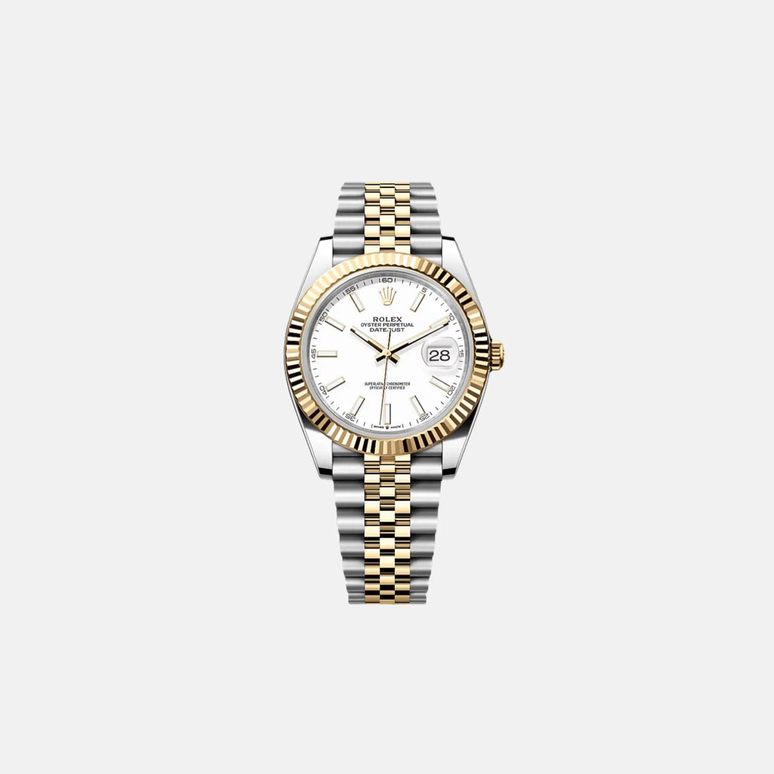 Datejust 41 126333-0016 Champagne Dial Oystersteel Yellow Gold