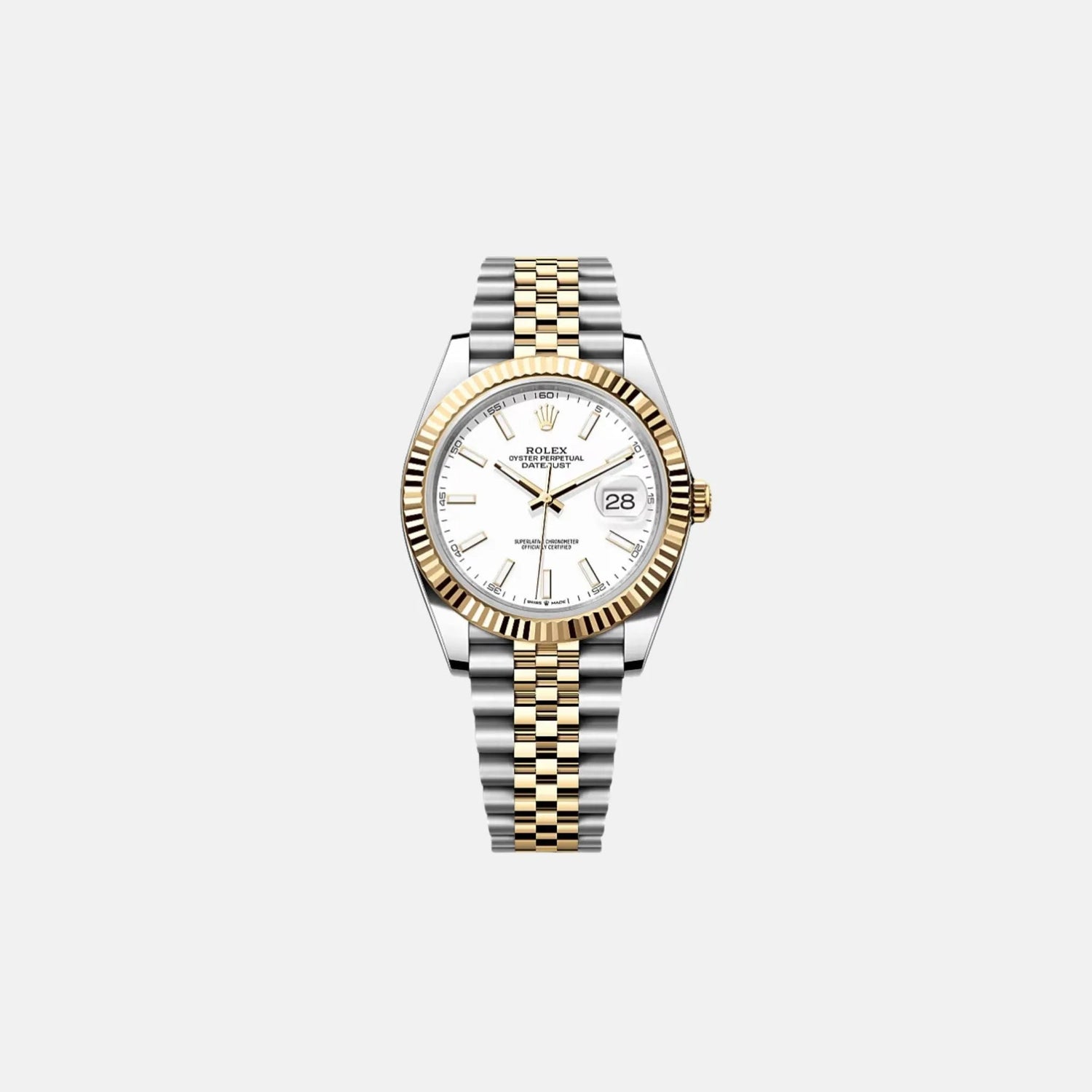 Datejust 41 126333-0016 Champagne Dial Oystersteel Yellow Gold