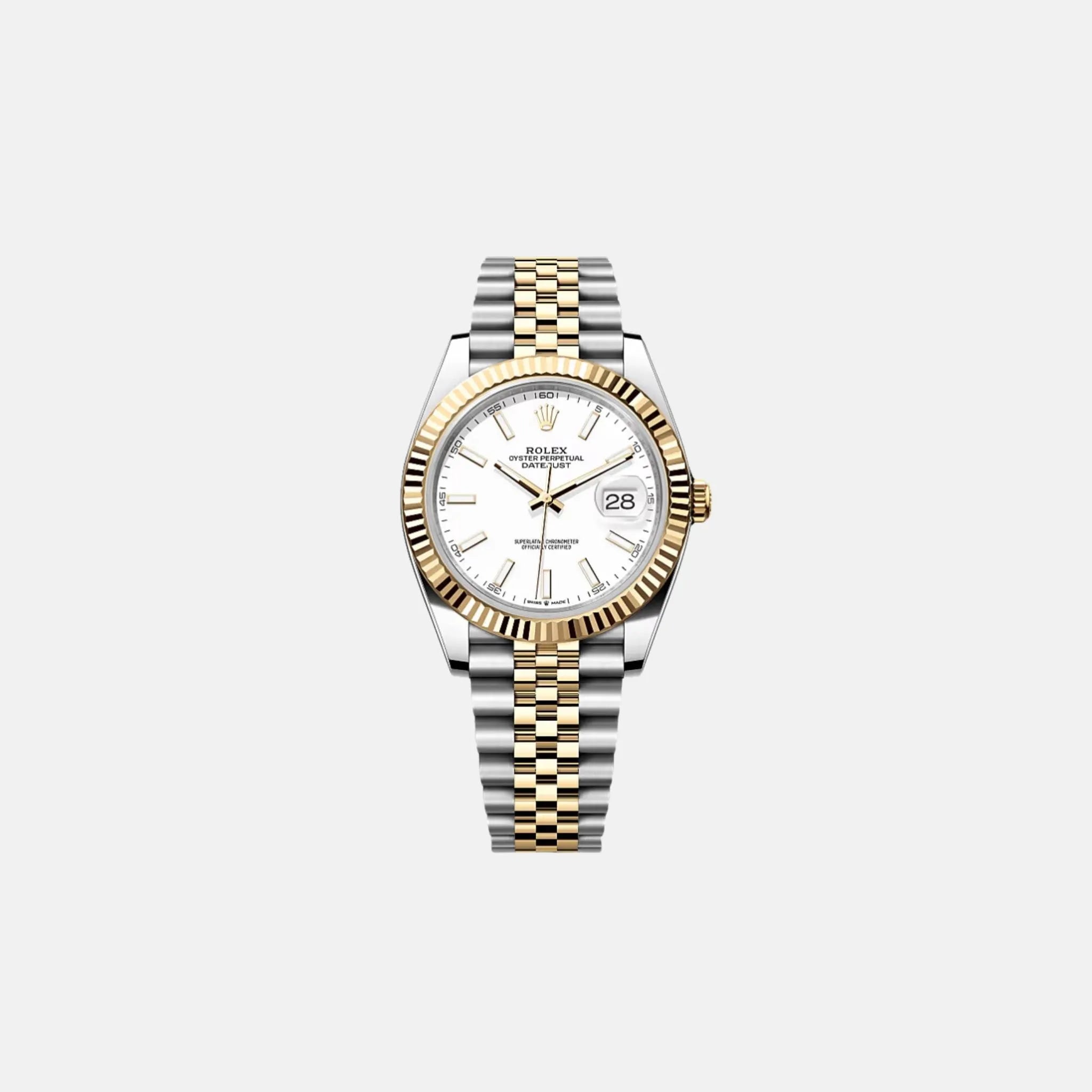 Datejust 41 126333-0016 Champagne Dial Oystersteel Yellow Gold