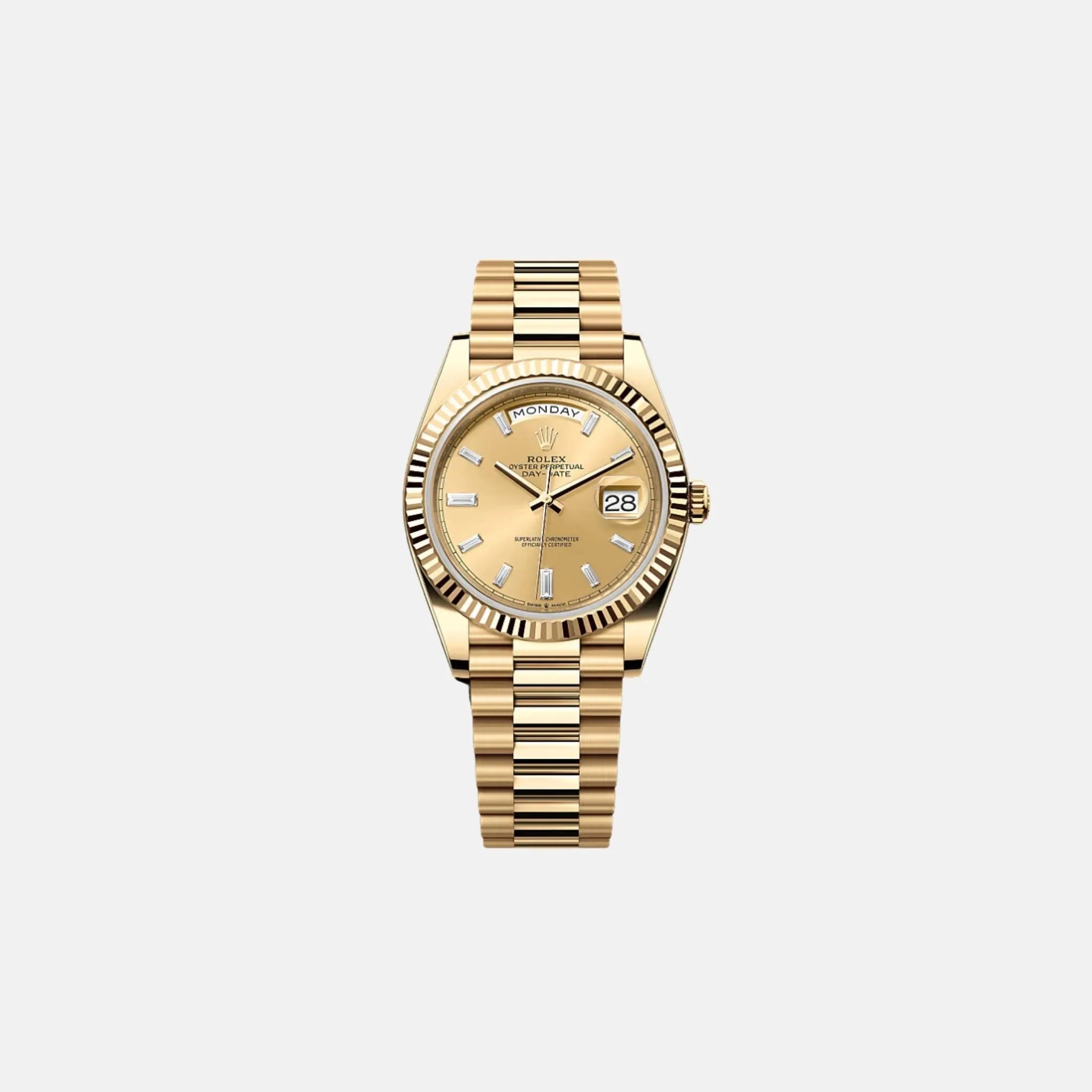 Day-Date 40 228238-0005 Champagne Dial Yellow Gold