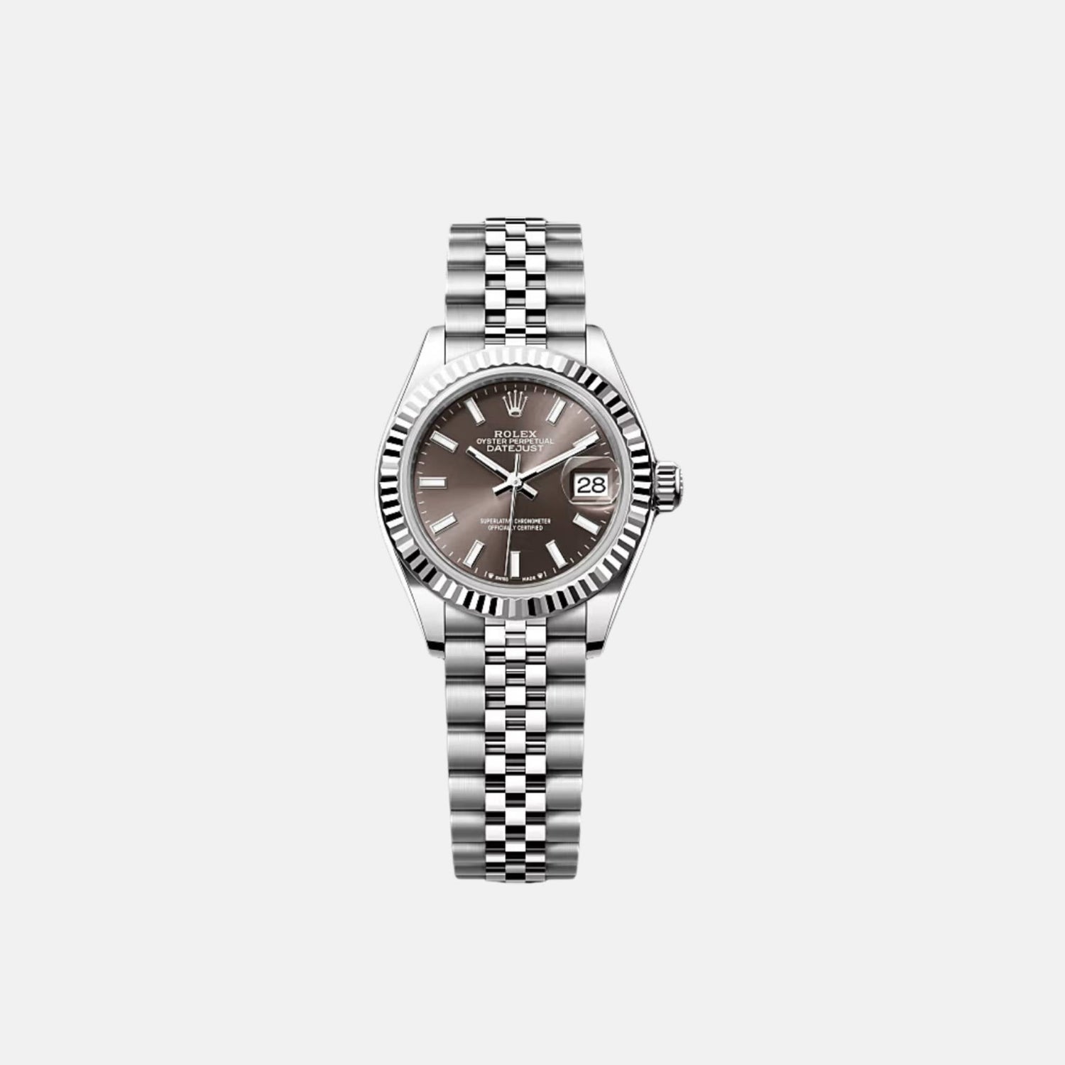 Lady-Datejust 28 279174-0011 Silver Dial Jubilee Bracelet