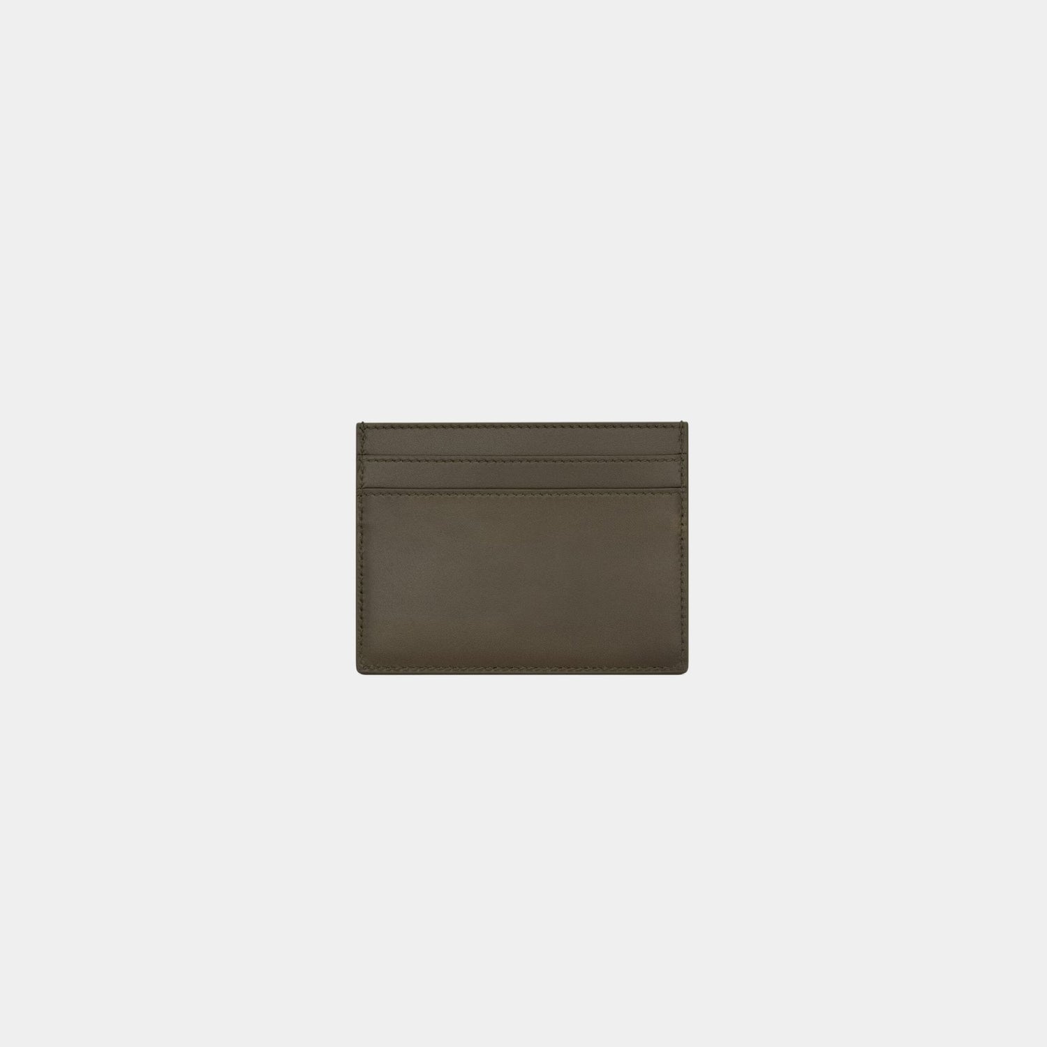 Saint Laurent Paris Card Case Smooth Light Musk Leather