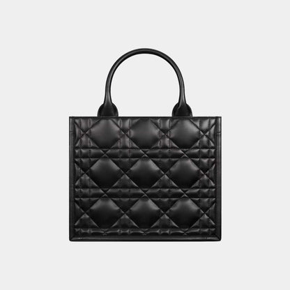 Small Dior Book Tote Macrocannage Calfskin