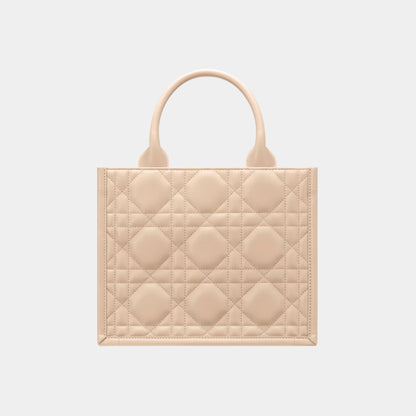 Small Dior Book Tote Macrocannage Calfskin