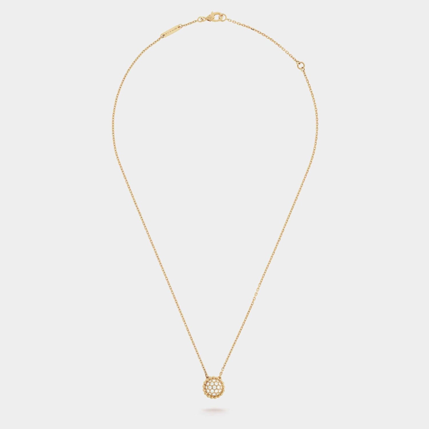 Perlée Diamonds Pendant Yellow Gold Diamond
