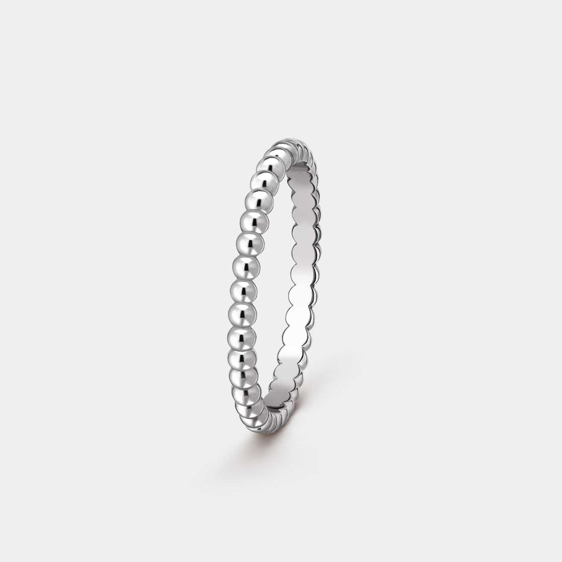 Perlée Pearls Of Gold Ring Small Mode White Gold