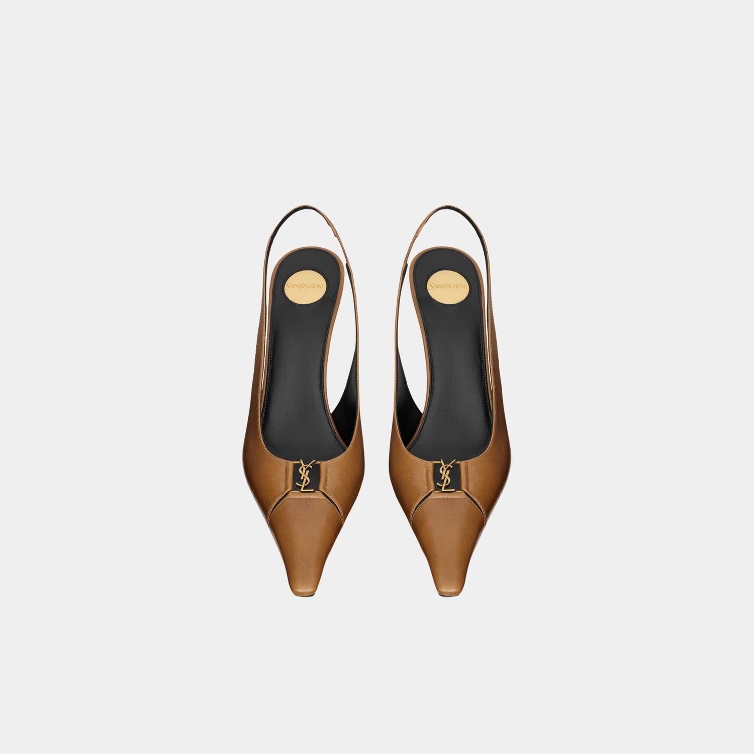 Babylone Breteuil Slingback Pumps Smooth Leather