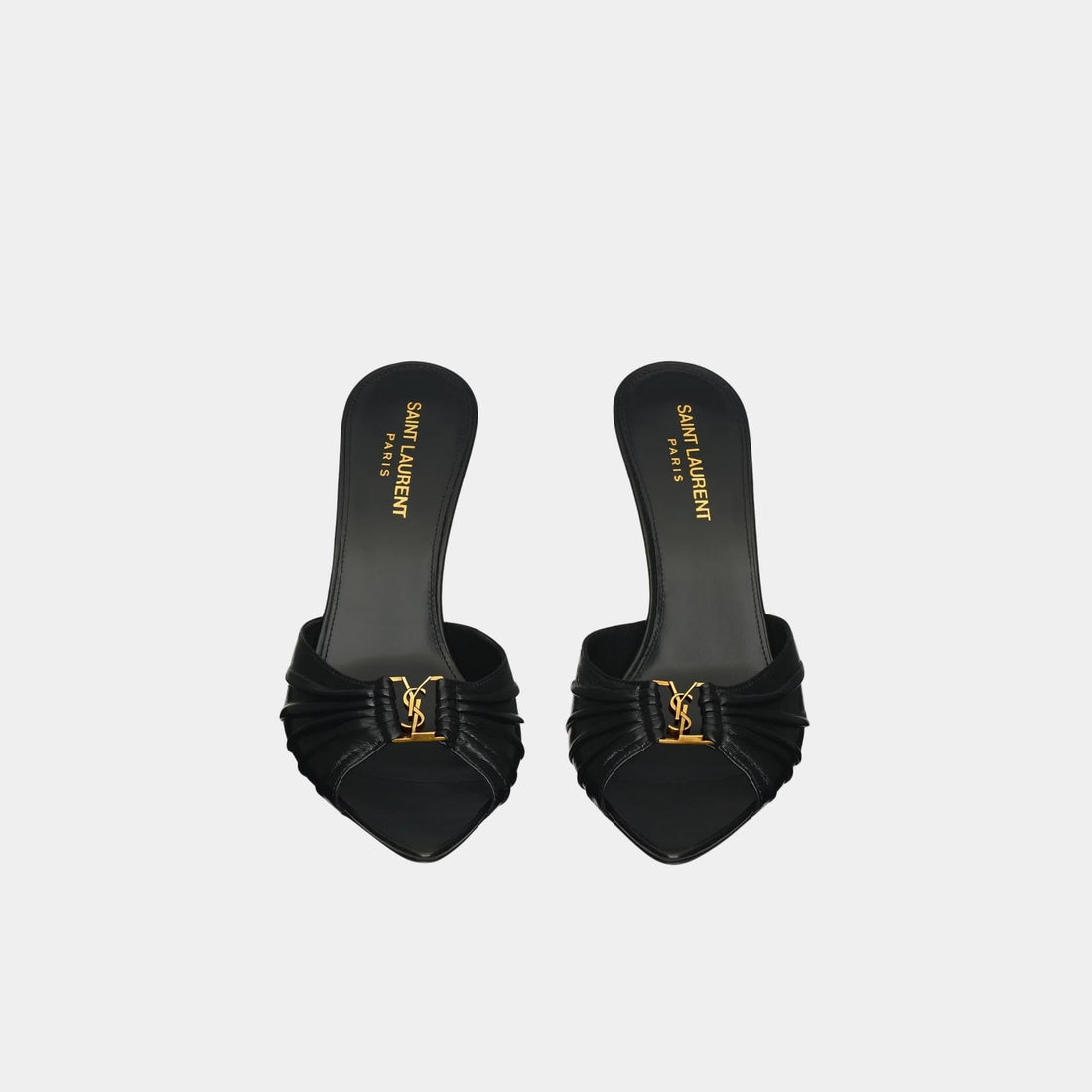 Babylone Mules In Smooth Lambskin Leather