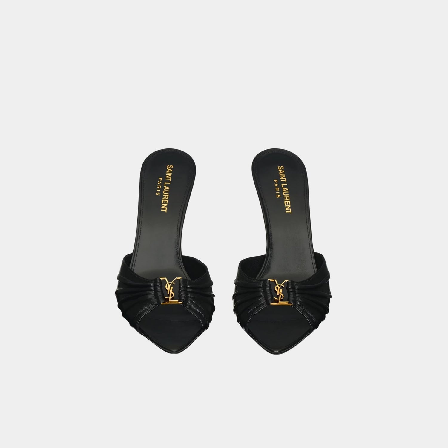 Babylone Mules In Smooth Lambskin Leather