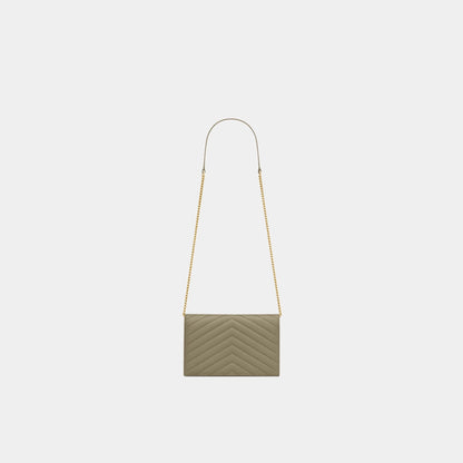 Cassandre Envelope Chain Wallet In Lambskin