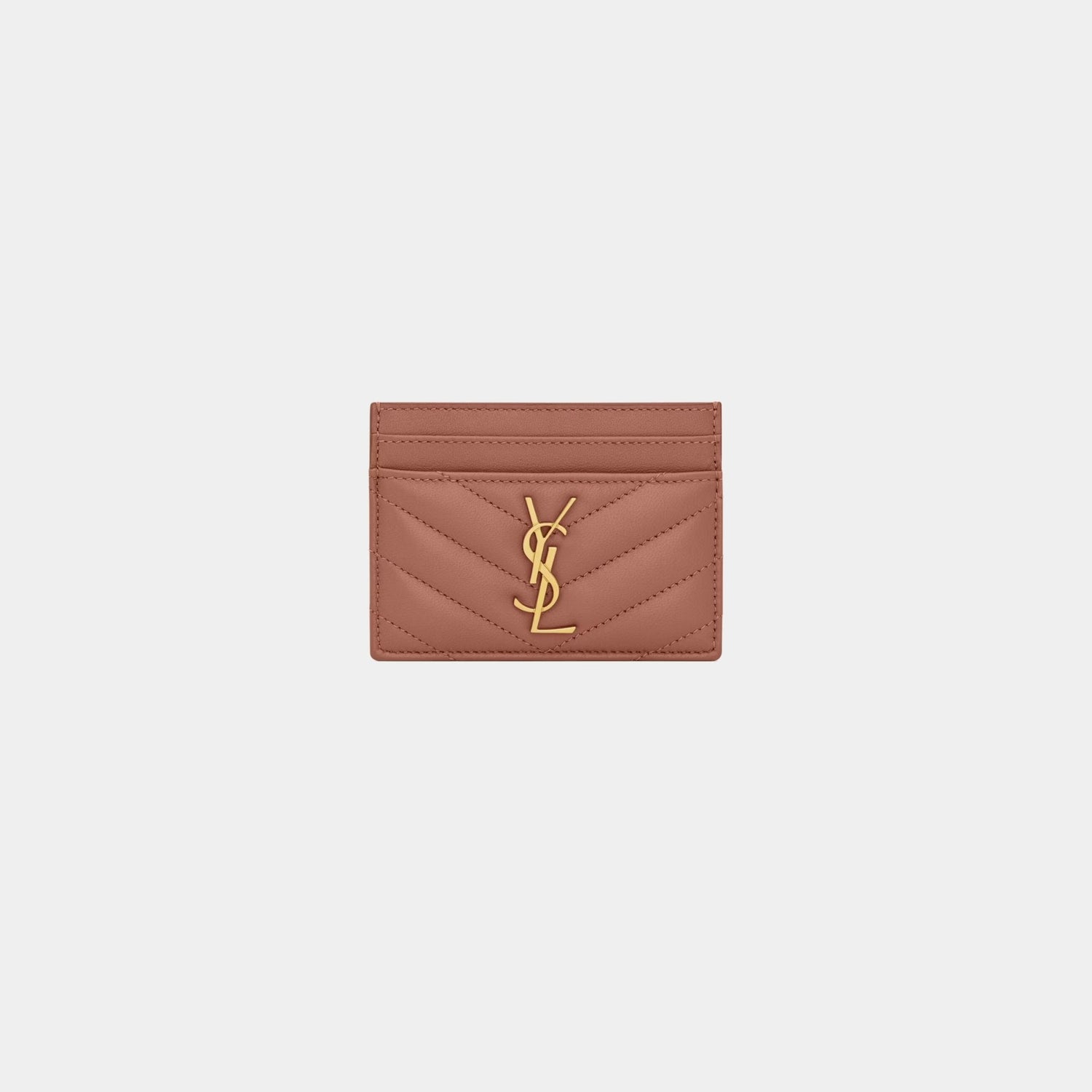 Cassandre Matelasse Card Case In Lambskin