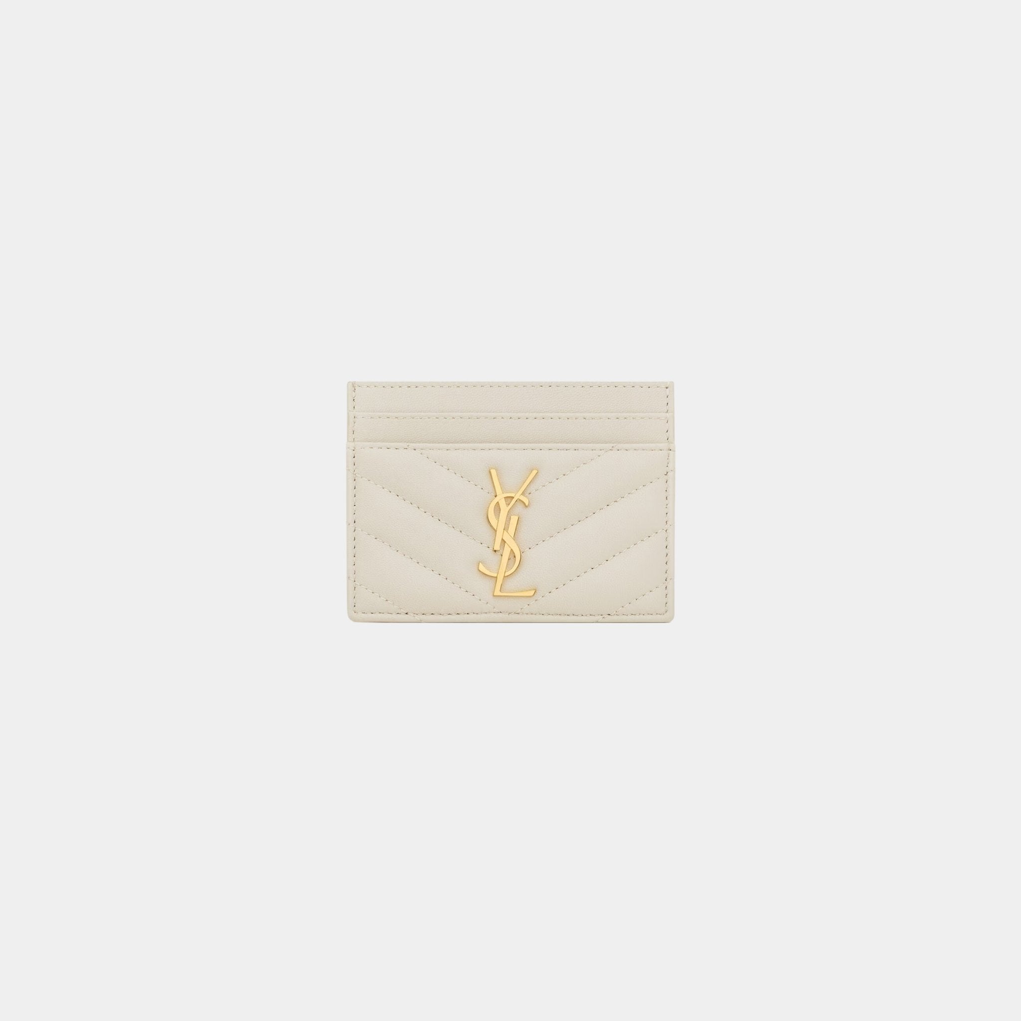 Cassandre Matelasse Card Case In Lambskin