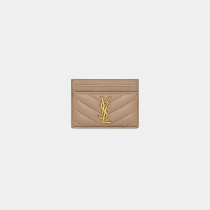 Cassandre Matelasse Card Case In Lambskin