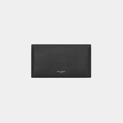 Letter Large Wallet In Leather