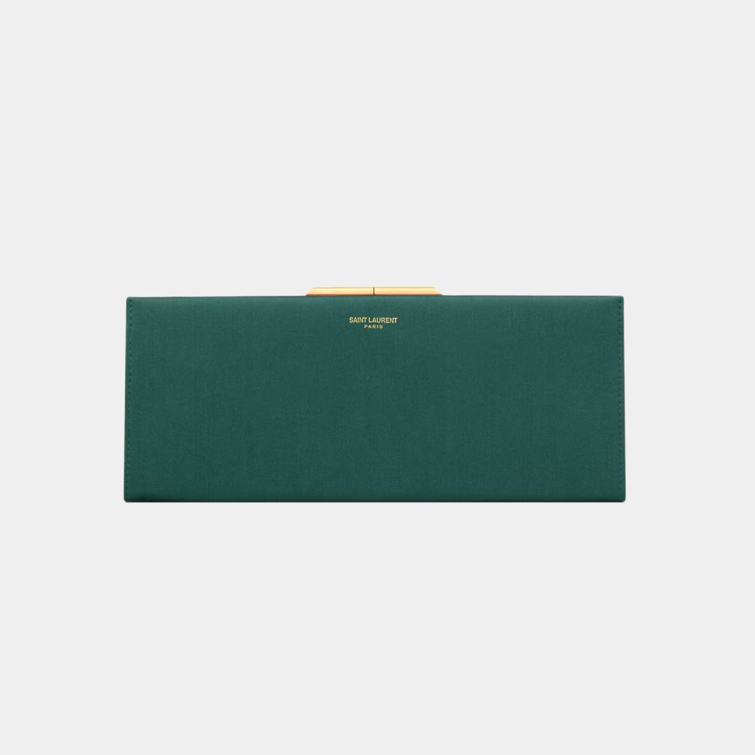 Midnight Small Clutch Satin with Kiss-Lock