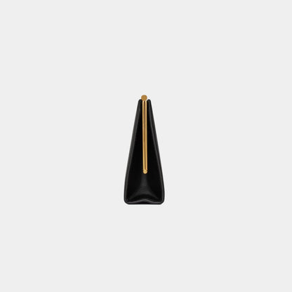 Midnight Small Clutch In Smooth Leather