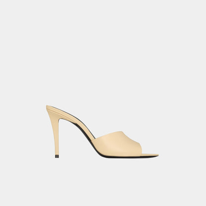 Romy Mules In Smooth Leather