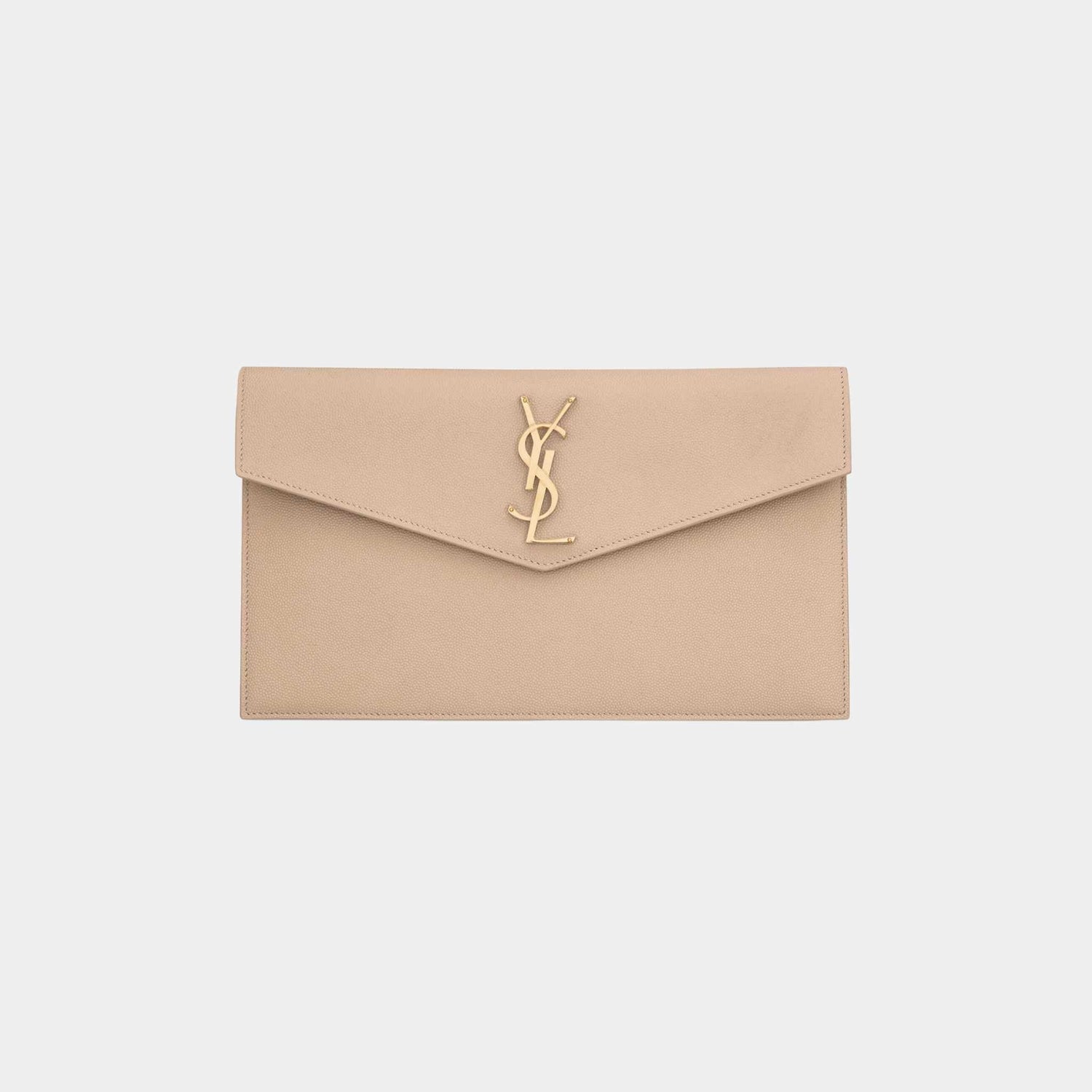 Uptown Pouch In Grain De Poudre Leather