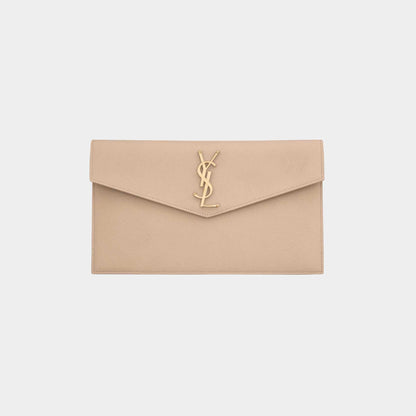 Uptown Pouch In Grain De Poudre Leather