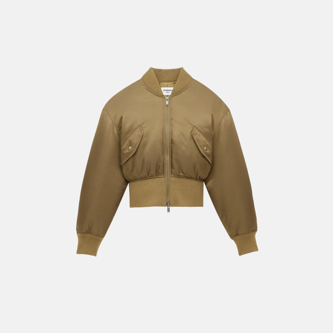 Bomber Jacket In Shiny Nylon