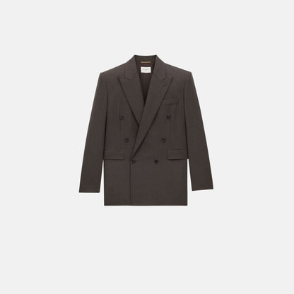 Jacket In Wool Chine
