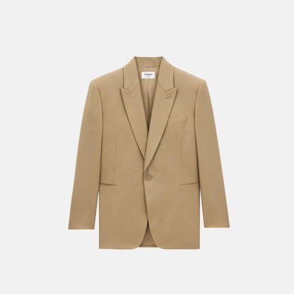 Jacket In Wool Gabardine
