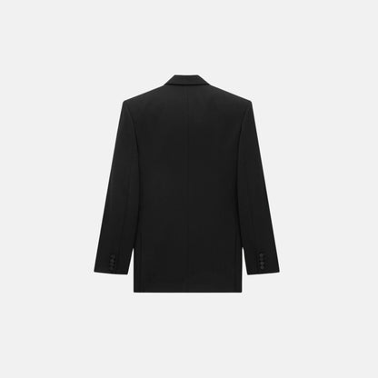 Tuxedo Jacket In Grain De Poudre